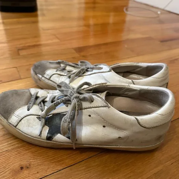 Golden Goose Super-Star low-top sneakers 7.5 - Picture 3 of 5